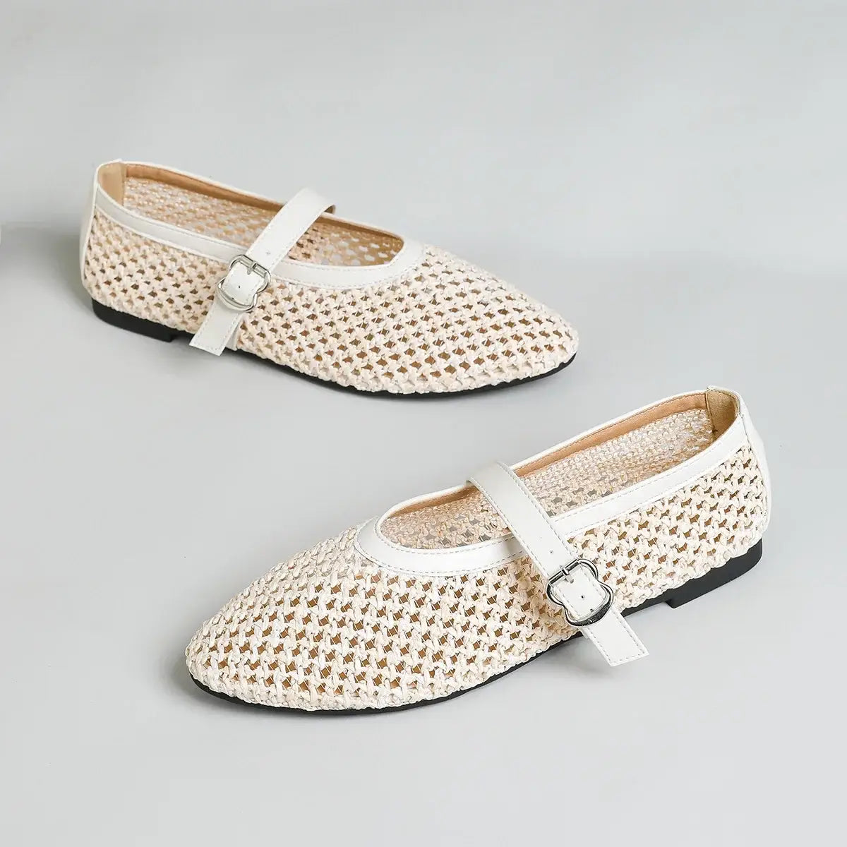 Hollow Out Shoes Women Pu Leather