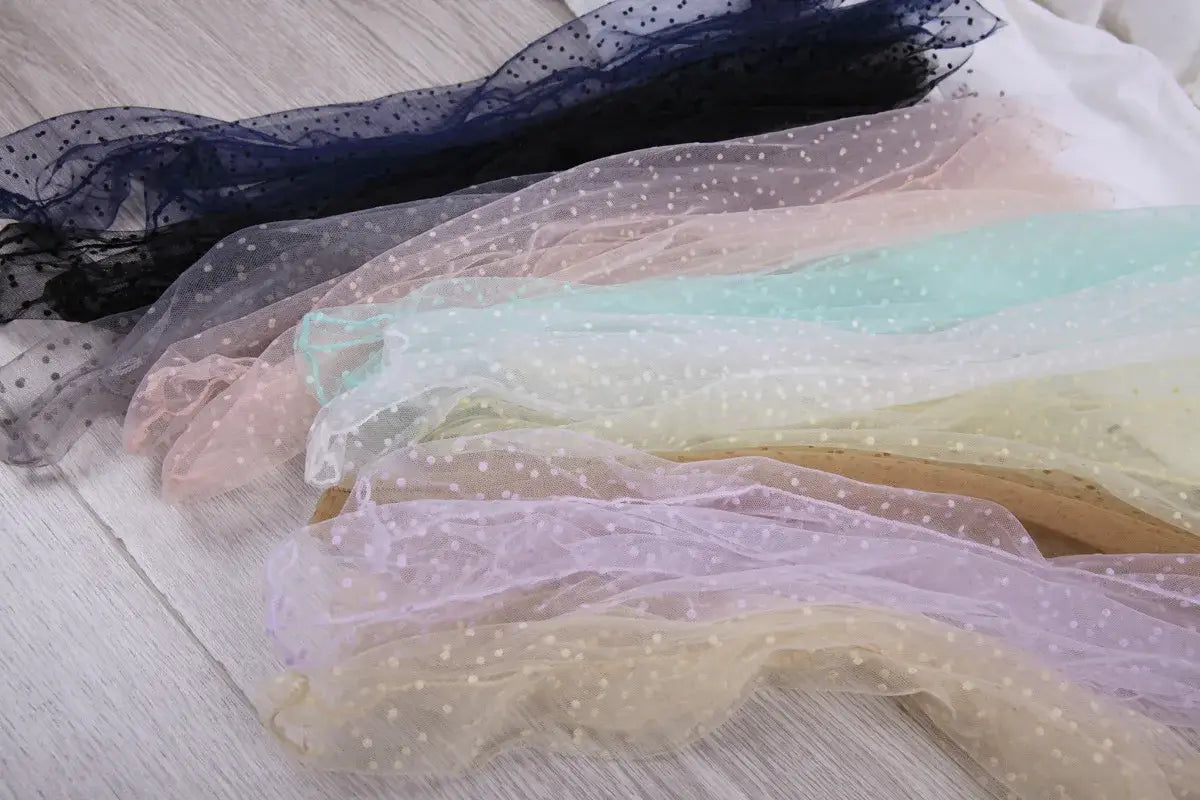 Dot Lace Socks Women Transparent Mesh Ankle