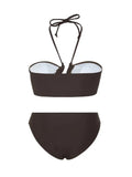 3 Pieces Bikini Set Bandeau Bikinis Women Swimsuit Maxi Dress - Norellé
