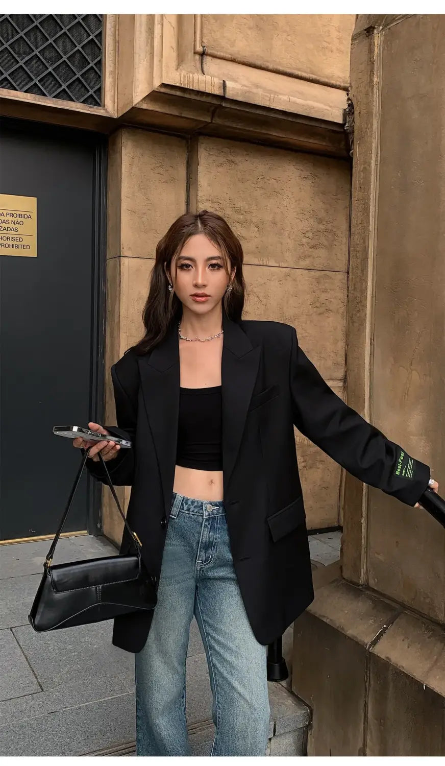 Women’s Loose Retro Small Suit