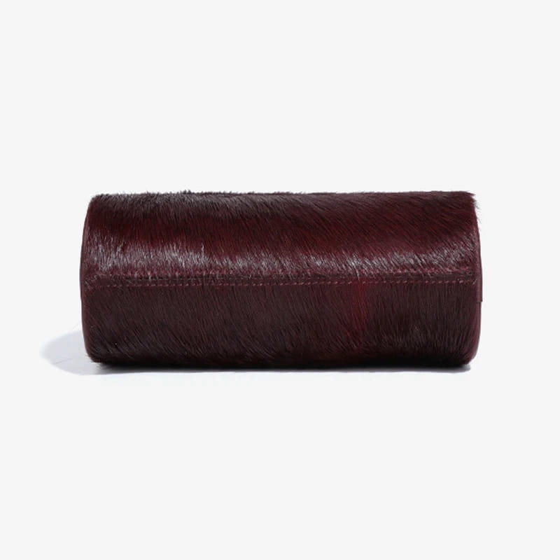 Genuine Leather Horsehair Underarm Bags For Women