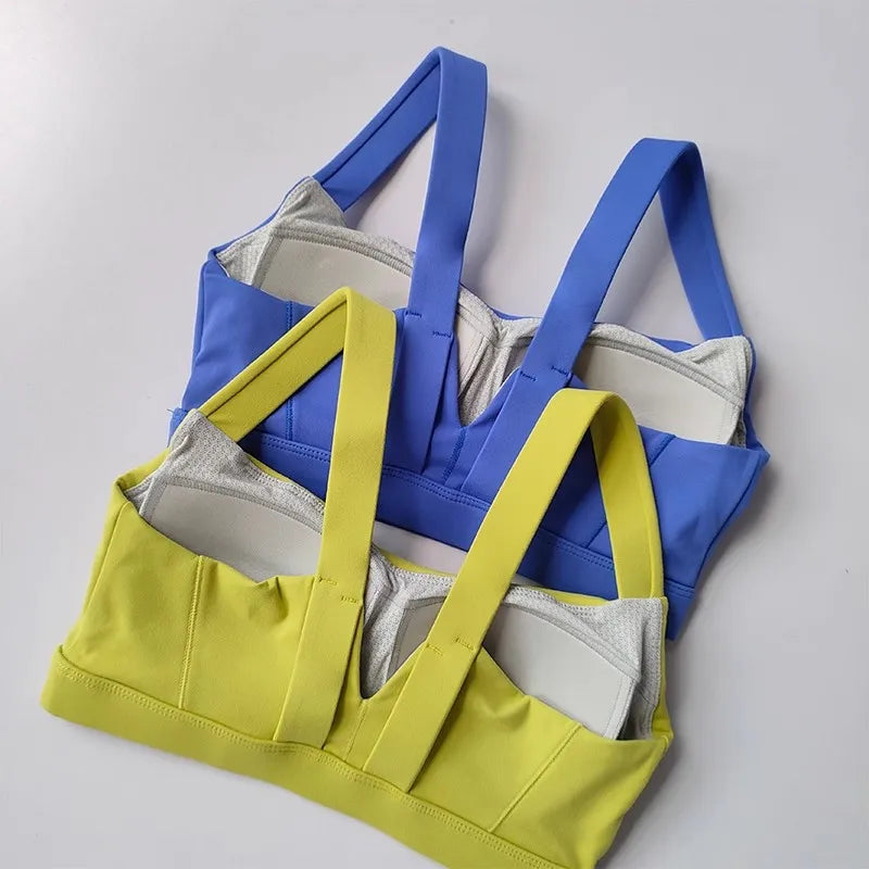 Sports Underwear Breathable Fixed Chest Pad Fitness Bra
