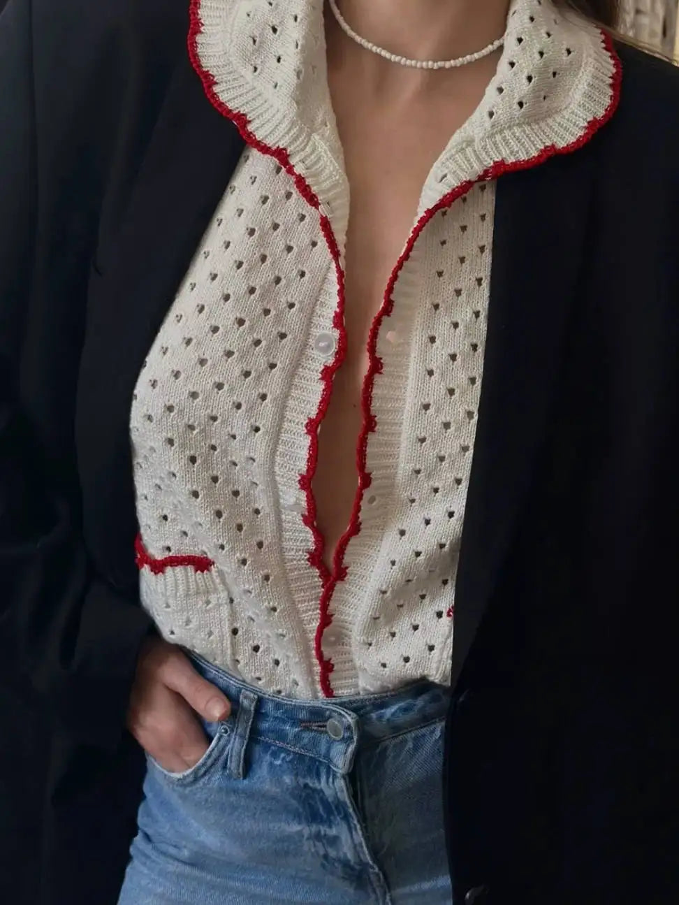 Knitted Suit Women’s Casual Short Sleeve T shirt Set