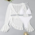 Bow-tie Printed One Piece Swimsuit and Pants and Skirt - Norellé