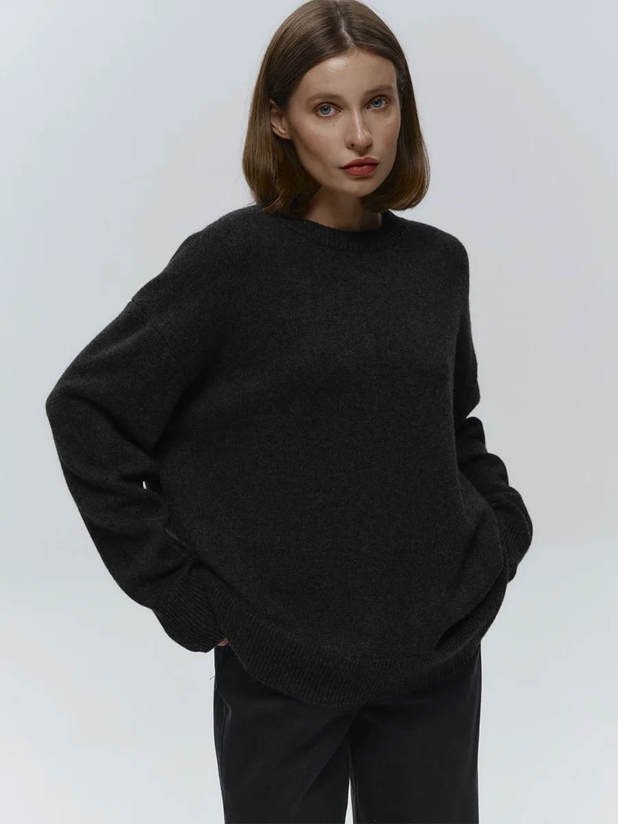 Women’s O-Neck Oversized Sweater