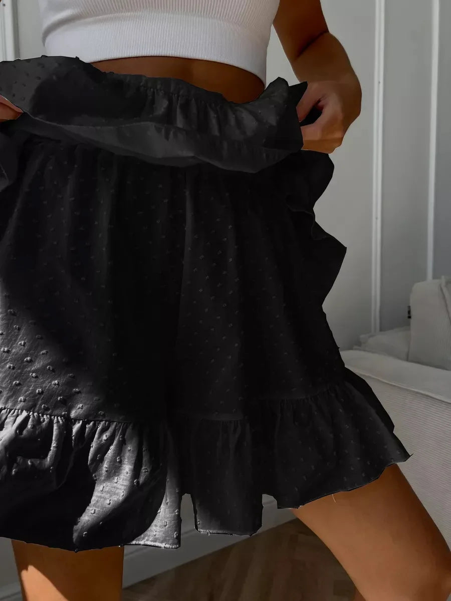 Casual Ruffled Shorts For Women