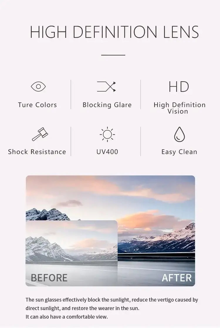 Oversized Square Sunglasses Women