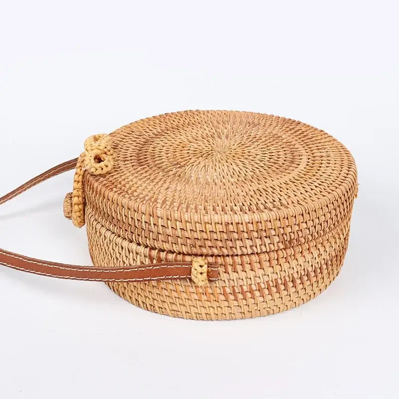 Round Straw Bags Women Summer Rattan Bag