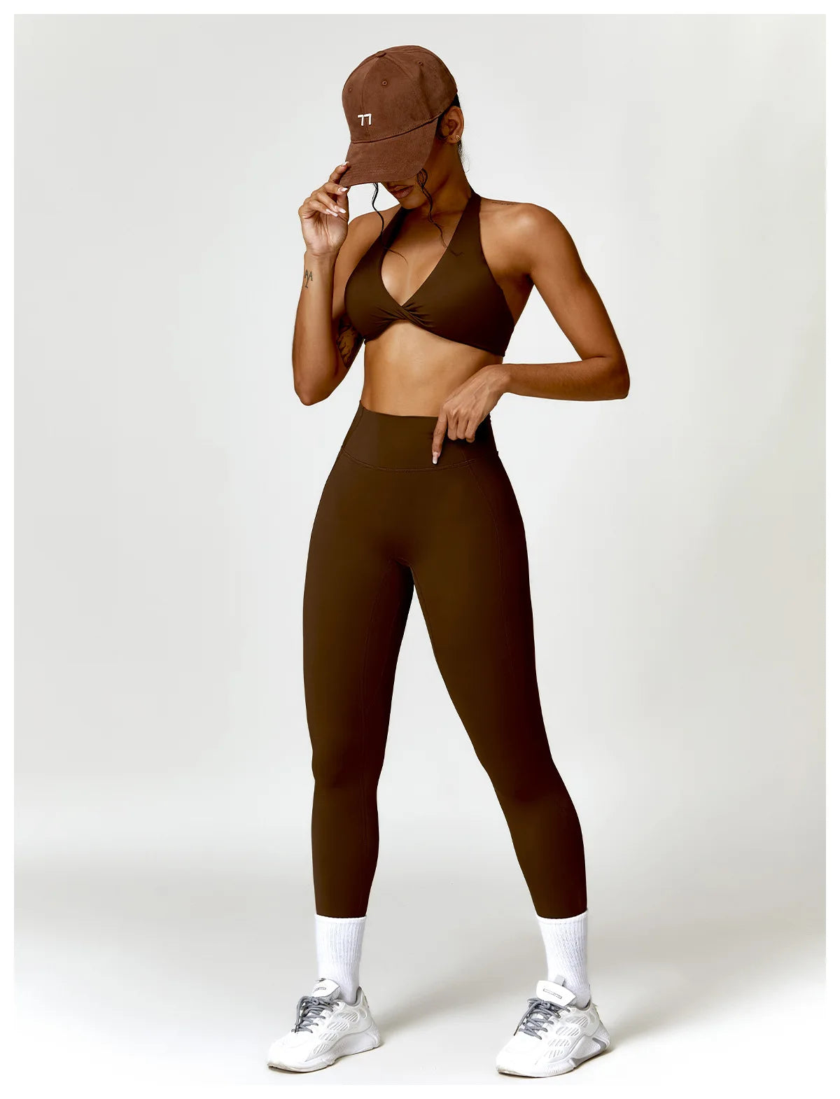 Women Seamless Yoga Set 2PCS Gym Workout Clothes for Female