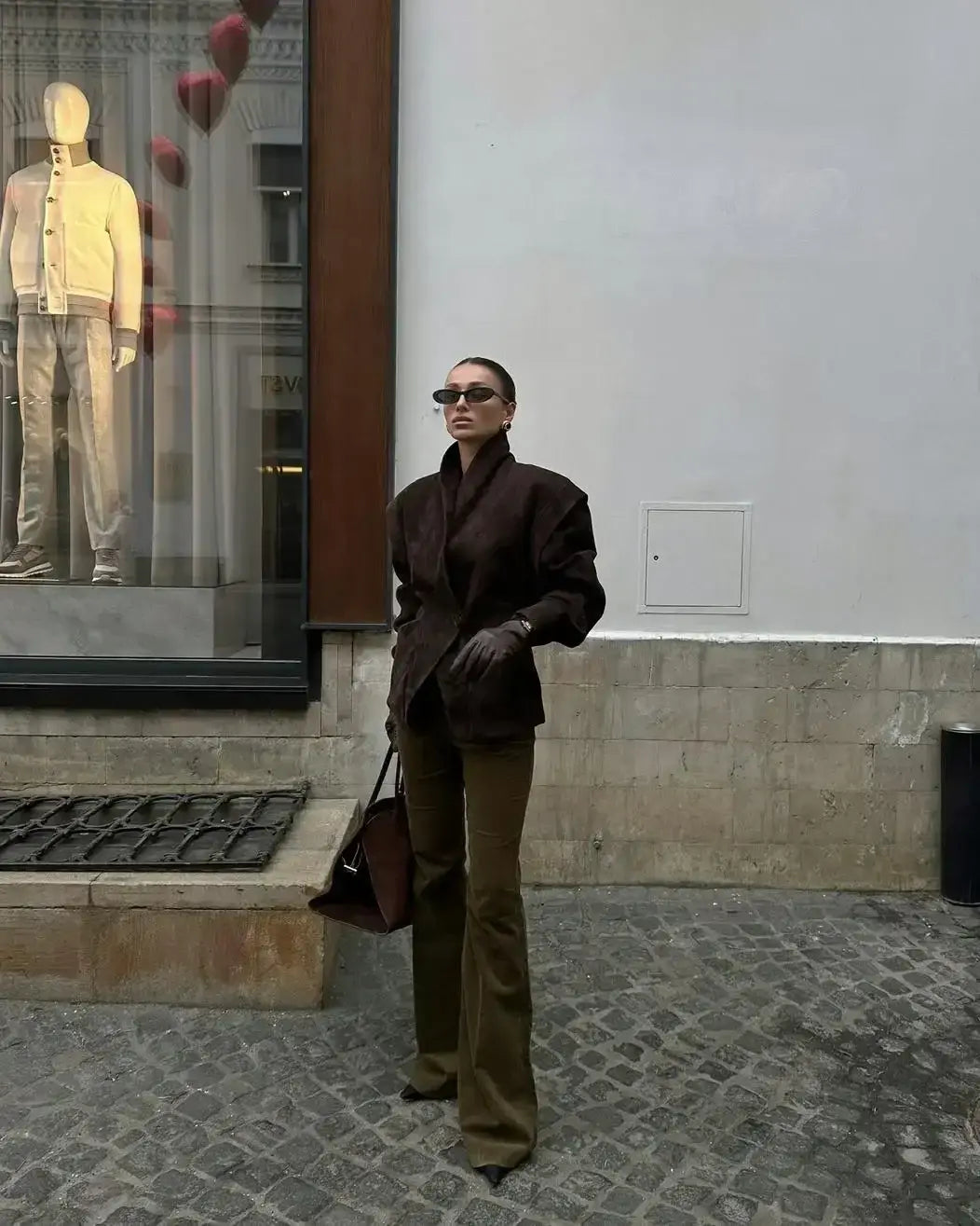 Brown Suede Leather Jackets Women