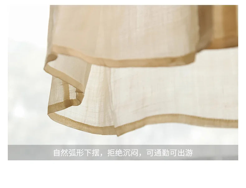 Women’s Lapel Long-Sleeved White Casual Loose Blouse