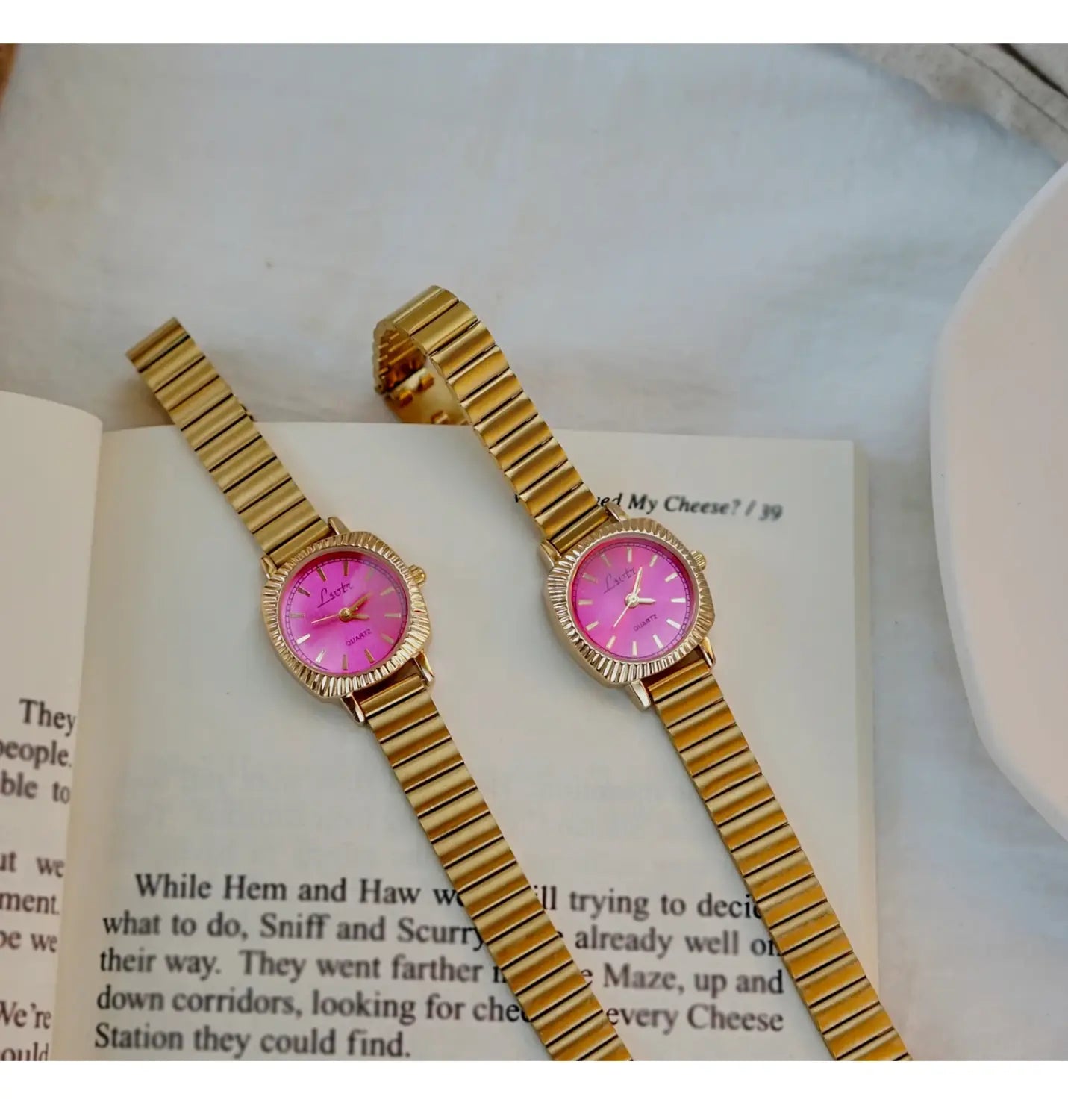 Gold Stainless Steel Women’s Watch