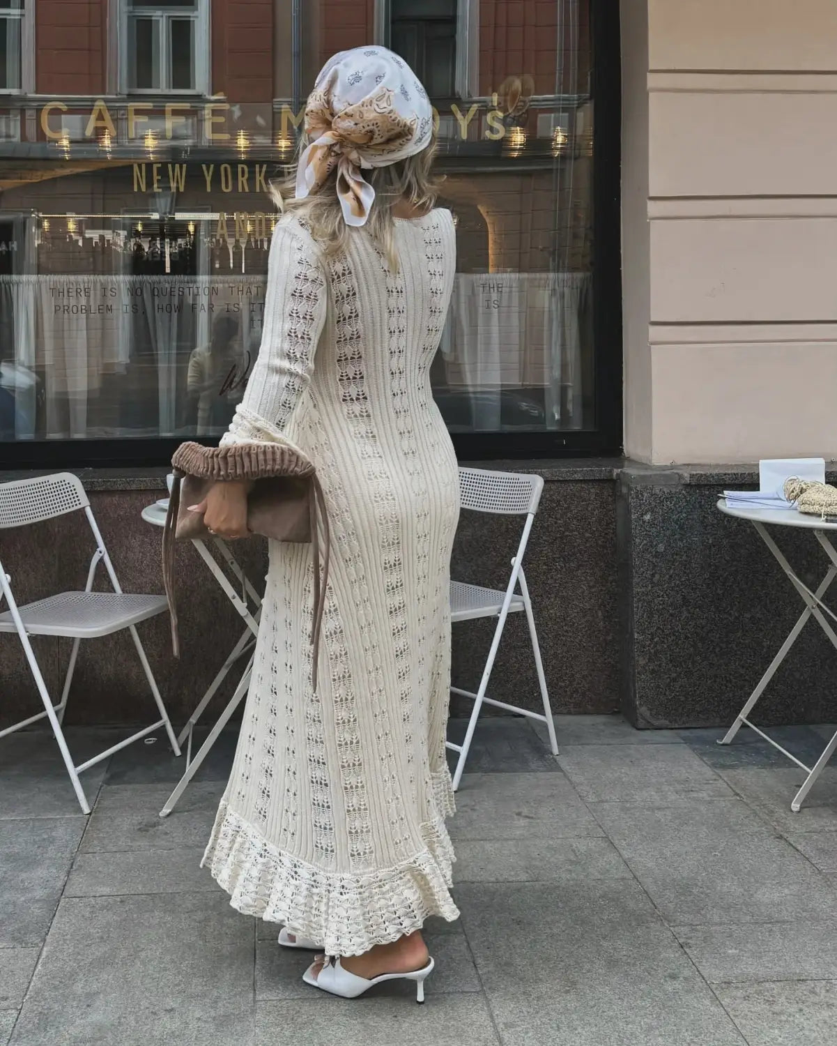 Fashion Hollow Knitted Dress For Women