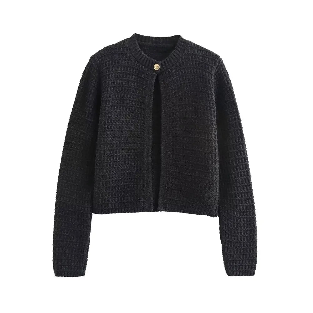 Women’s Front Button Knit Cardigan Sweater