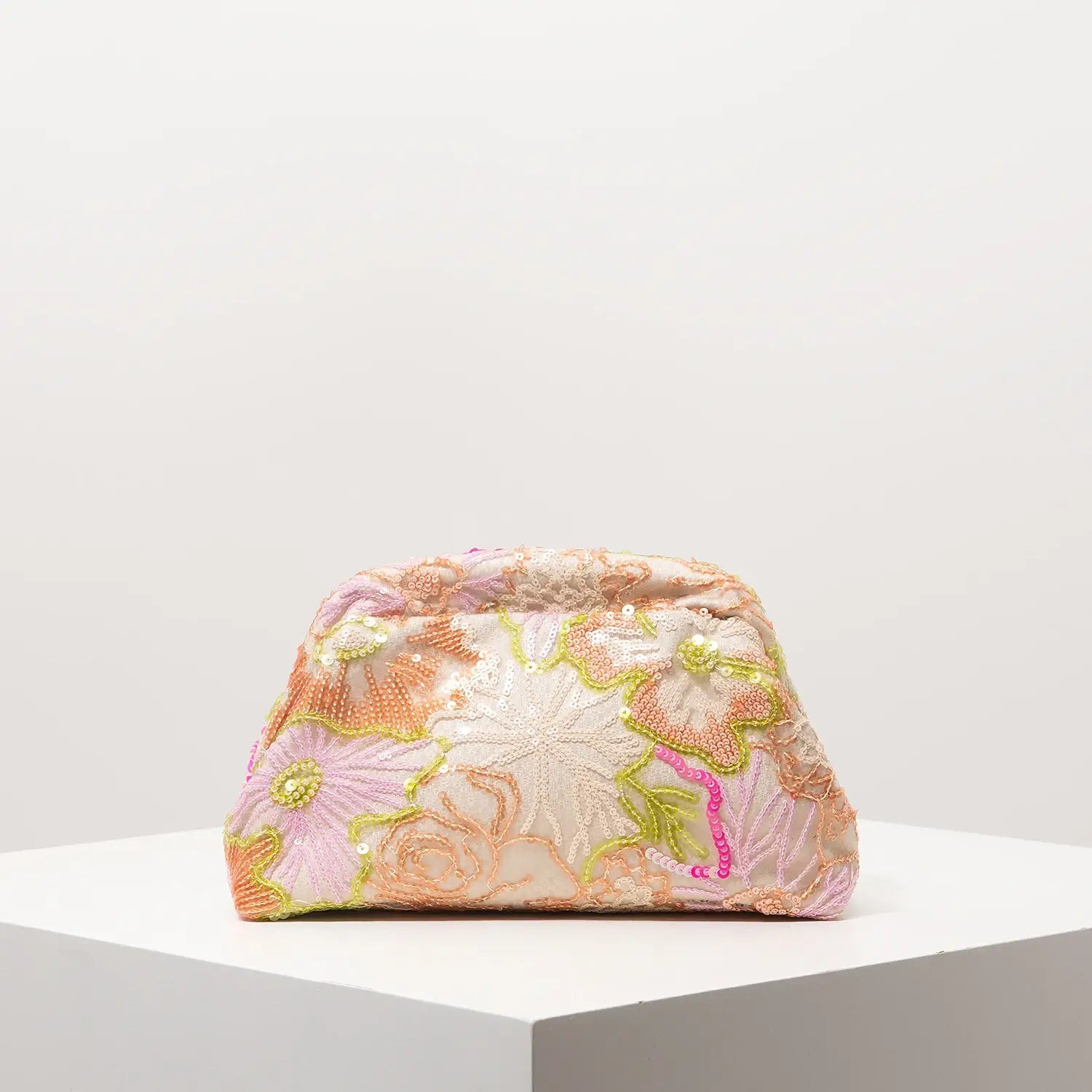 Floral Bag Sequin Clutch For Women