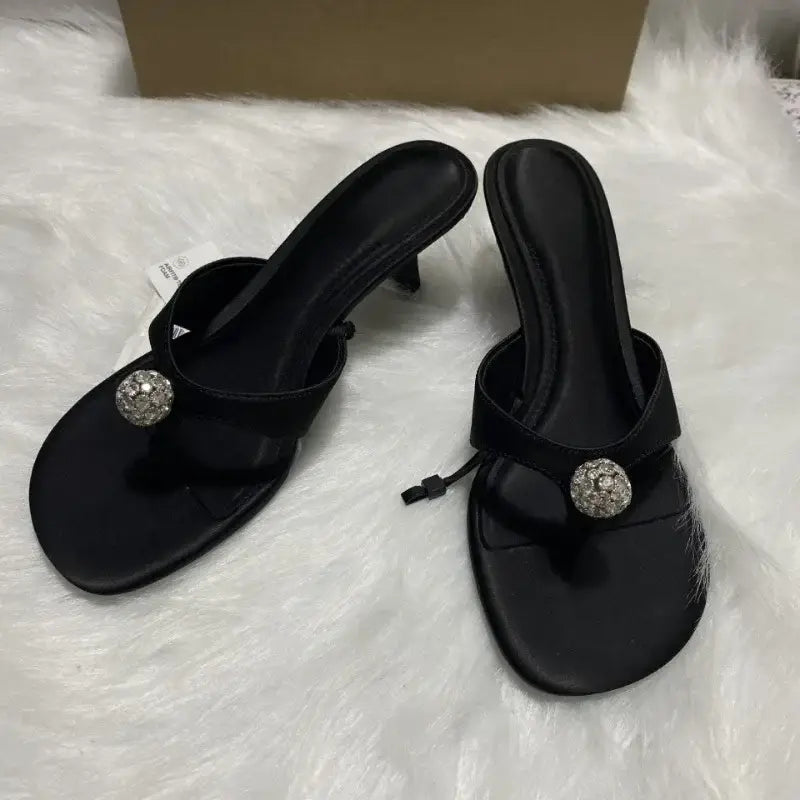 Sparkly Rhinestones High Heels Women