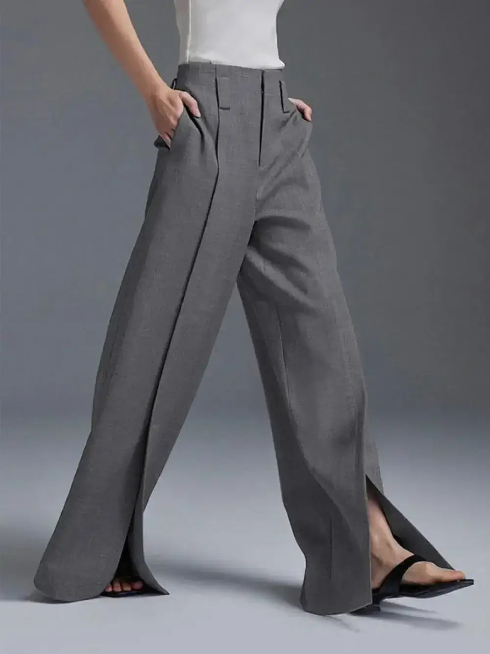 Women’s Solid Color Commute Suit Pants