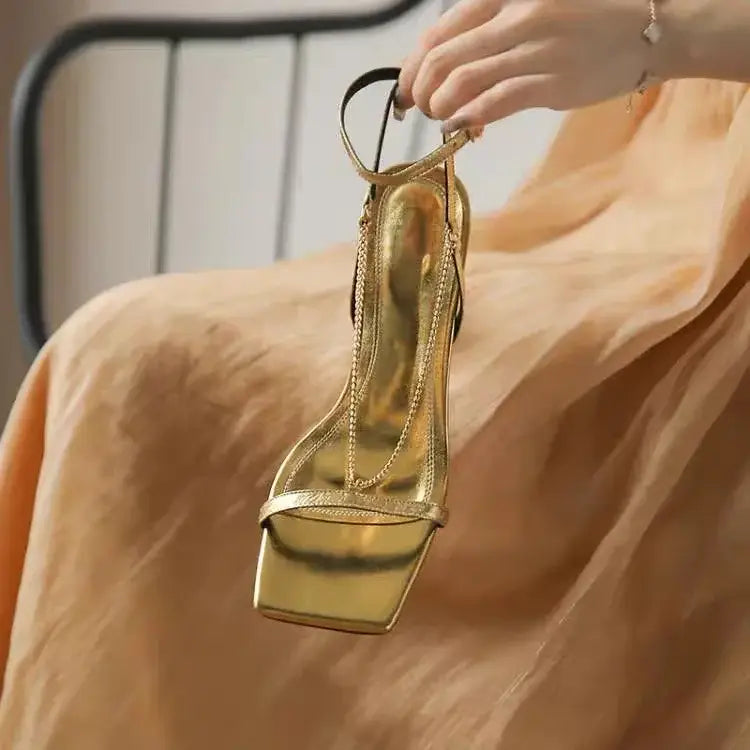 Women High Heels Sandals Elegant Stilettos