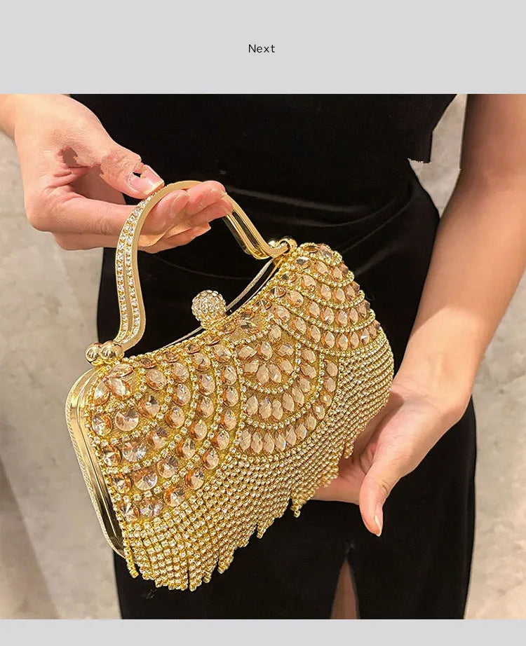 Diamond Evening Clutch Bag