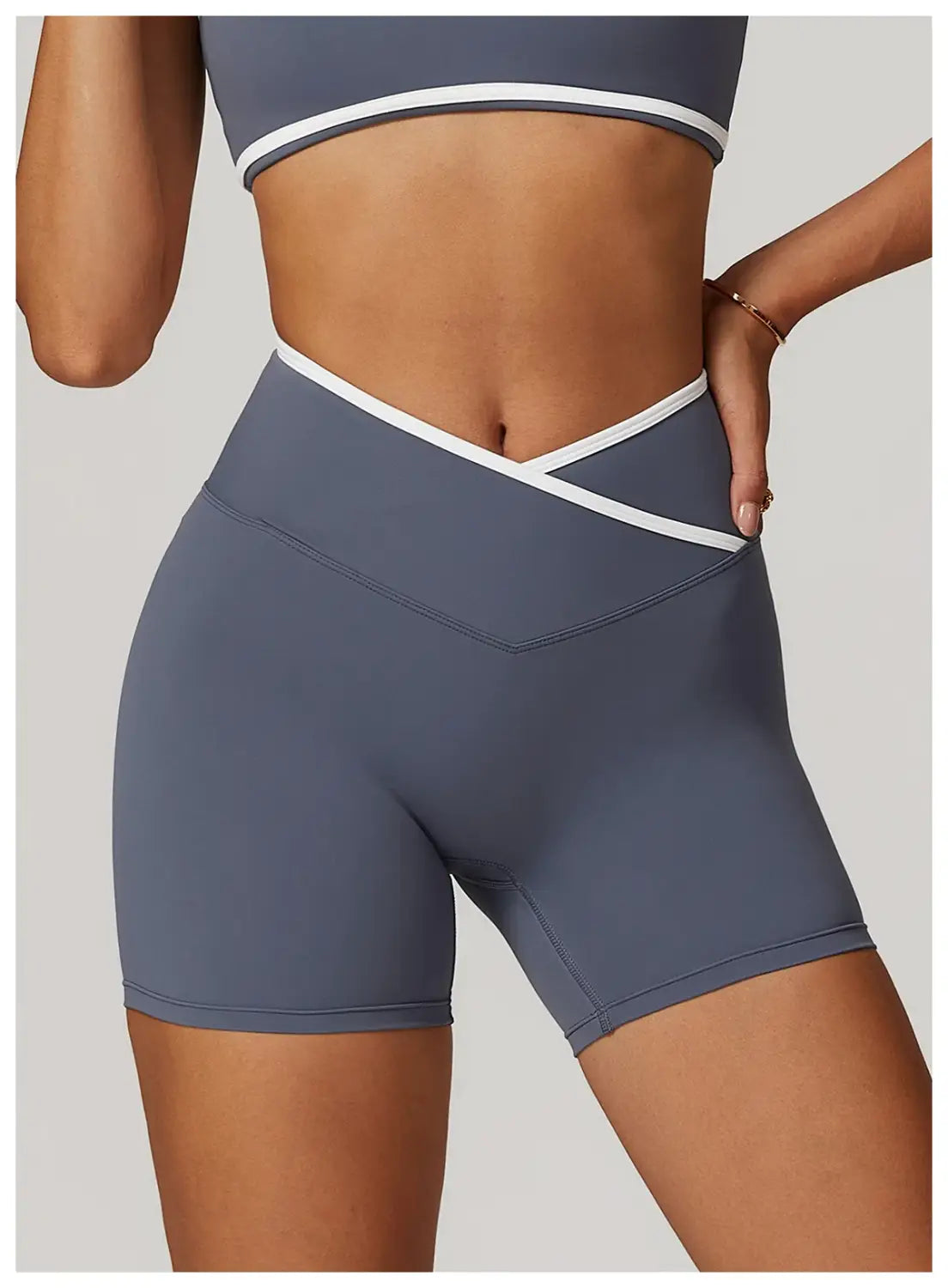 Yoga Shorts Women Fitness V-shaped Waist