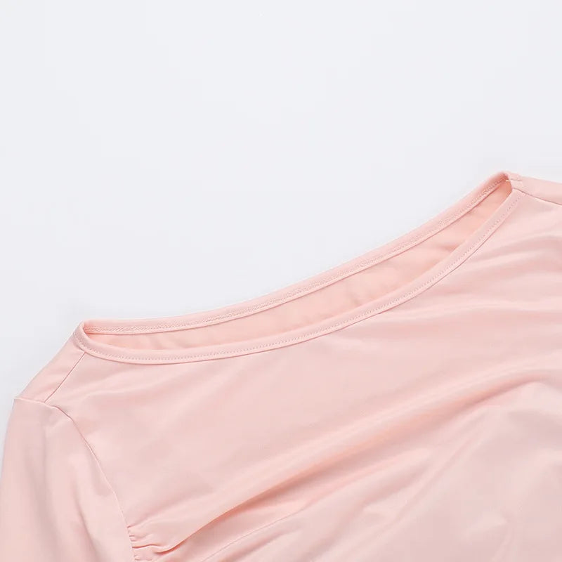 Patchwork Round Neck 3 piece Sets Women