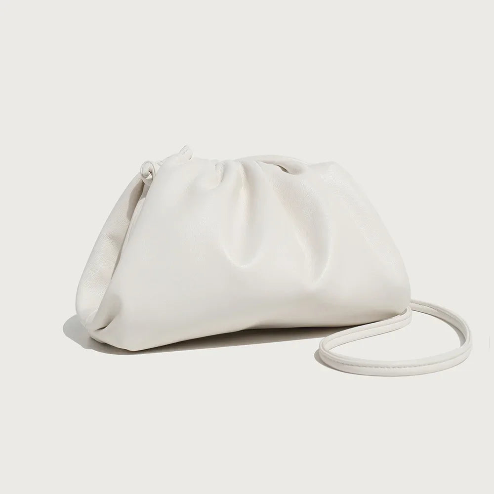 Cloud-patterned Ruffles Women's Underarm Bag