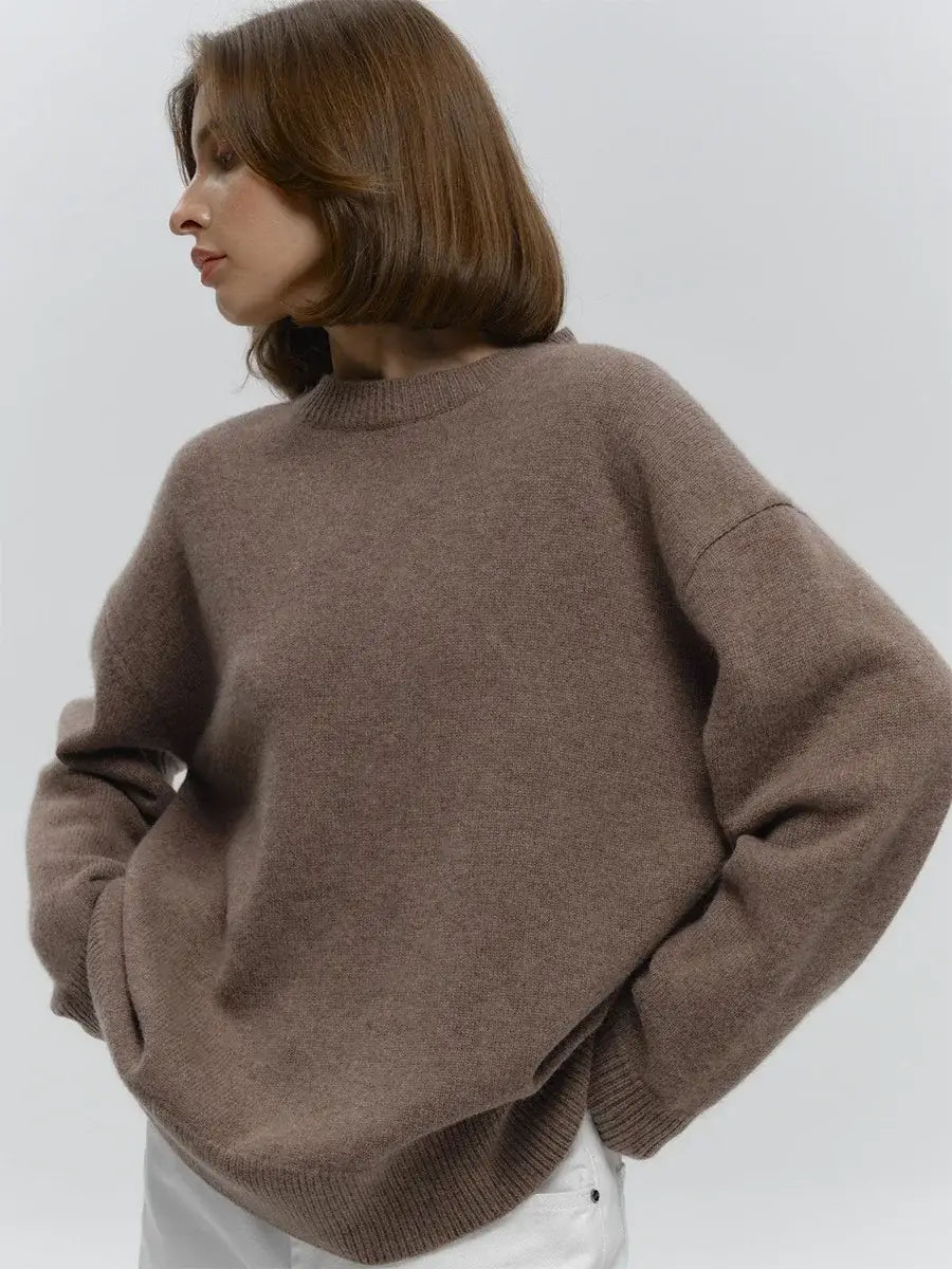 Women’s O-Neck Oversized Sweater