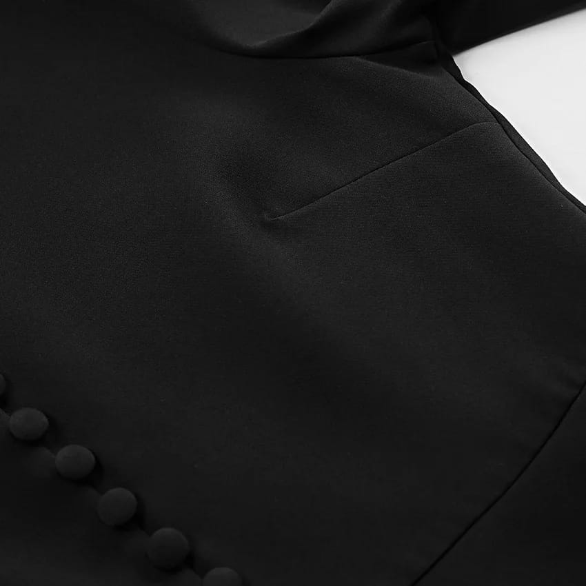 Lace Splice Long Sleeve Dress For Women