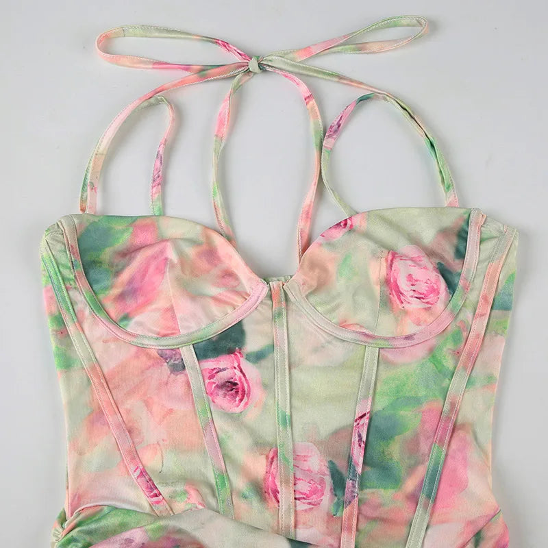 Vacation Floral Long Dress For Women