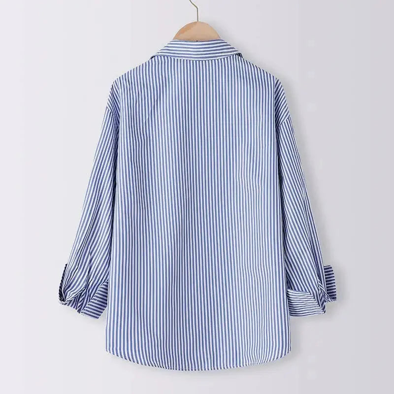 Women Spring Summer Blouses Shirts Lady Fashion Casual Long Sleeve - Norellé