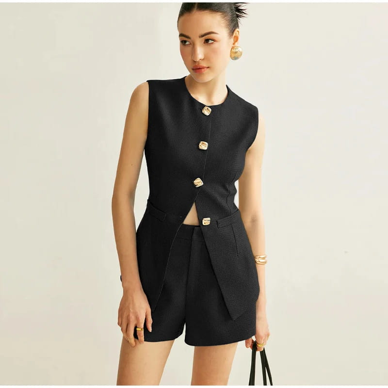 Elegant Shorts 2 Pieces Sets Women