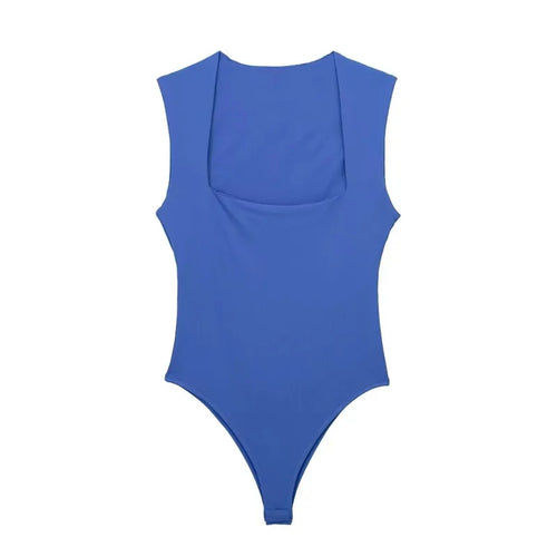 Woman Sleeveless Bodysuit Square Neck - Norellé