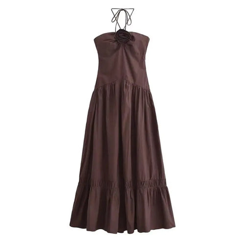 Tube Top Hanging Neck Dress - Norellé