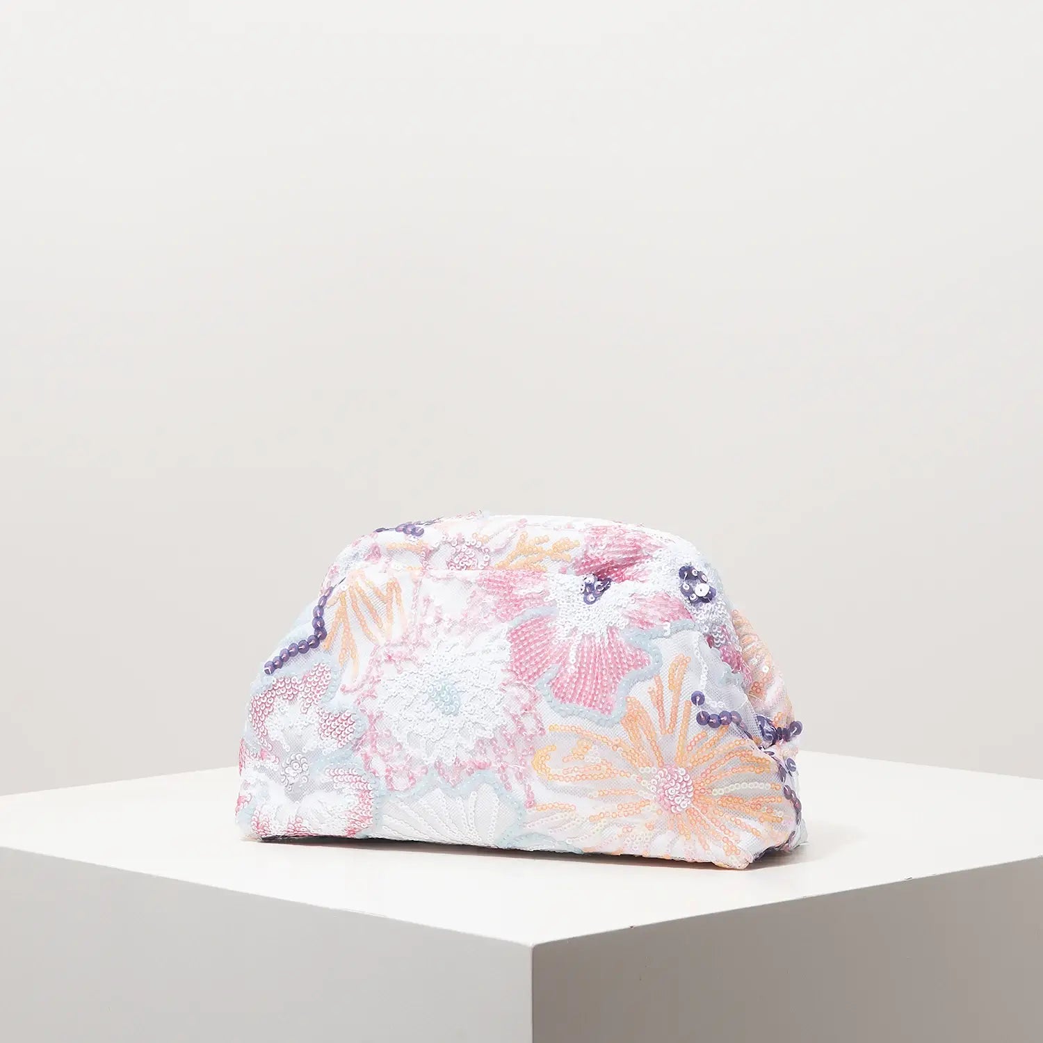 Floral Bag Sequin Clutch For Women