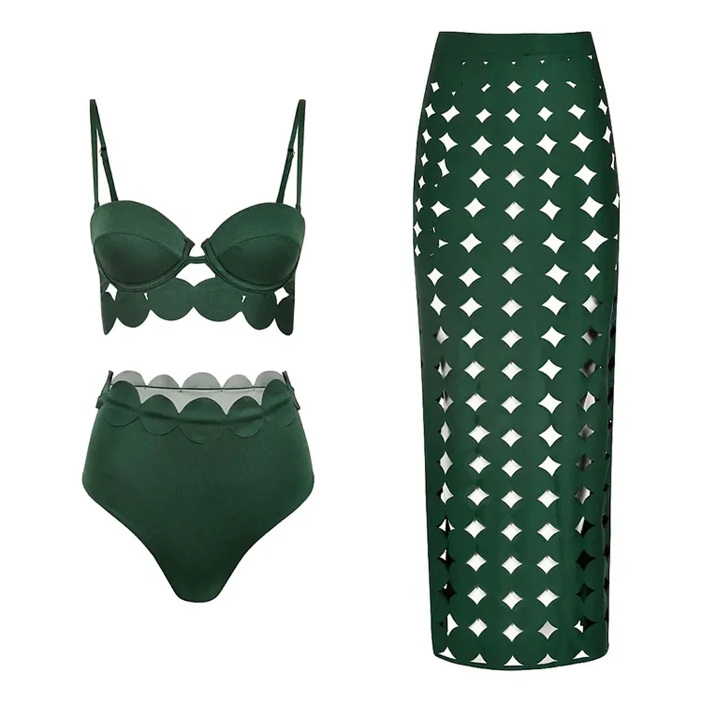 Bikini Set Printed Women Swimwear Skirt - Norellé