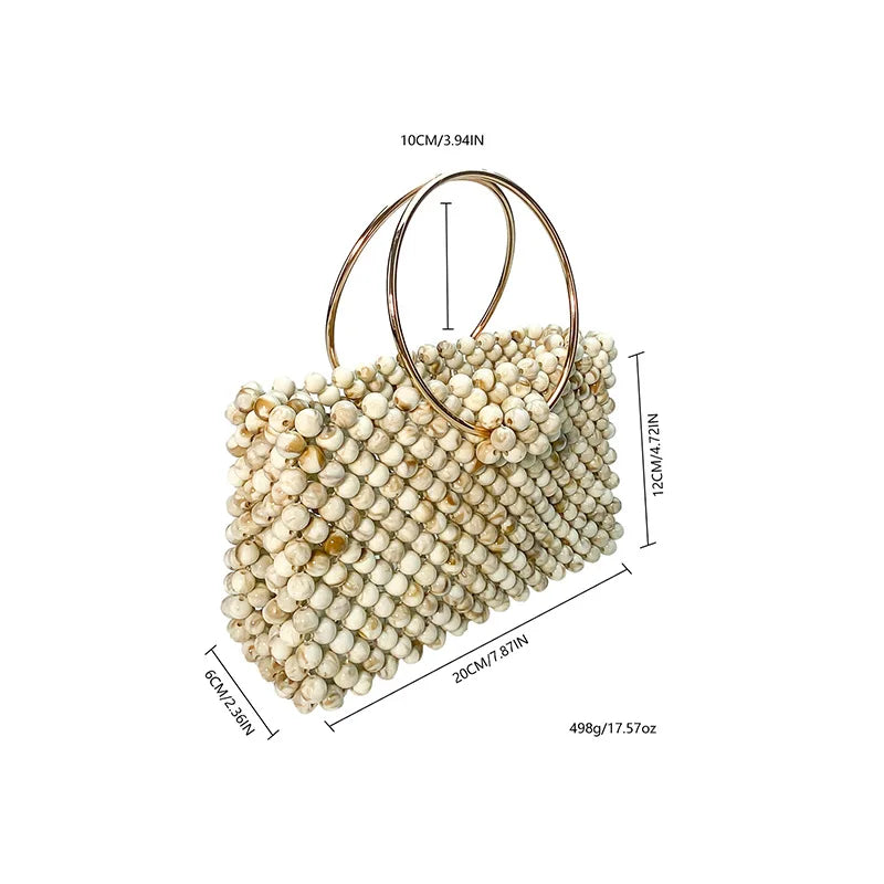Hand-woven Beaded Bag