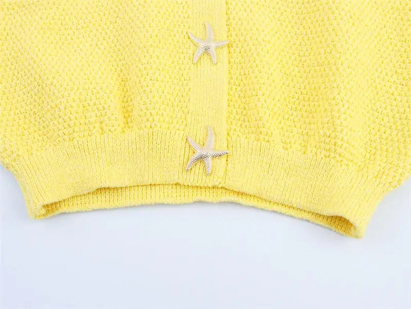 Women’s Cardigan Short-sleeve Knitted
