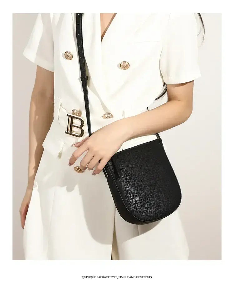 Genuine Leather Real Cowhide Women’s Versatile Fashion Phone Bag