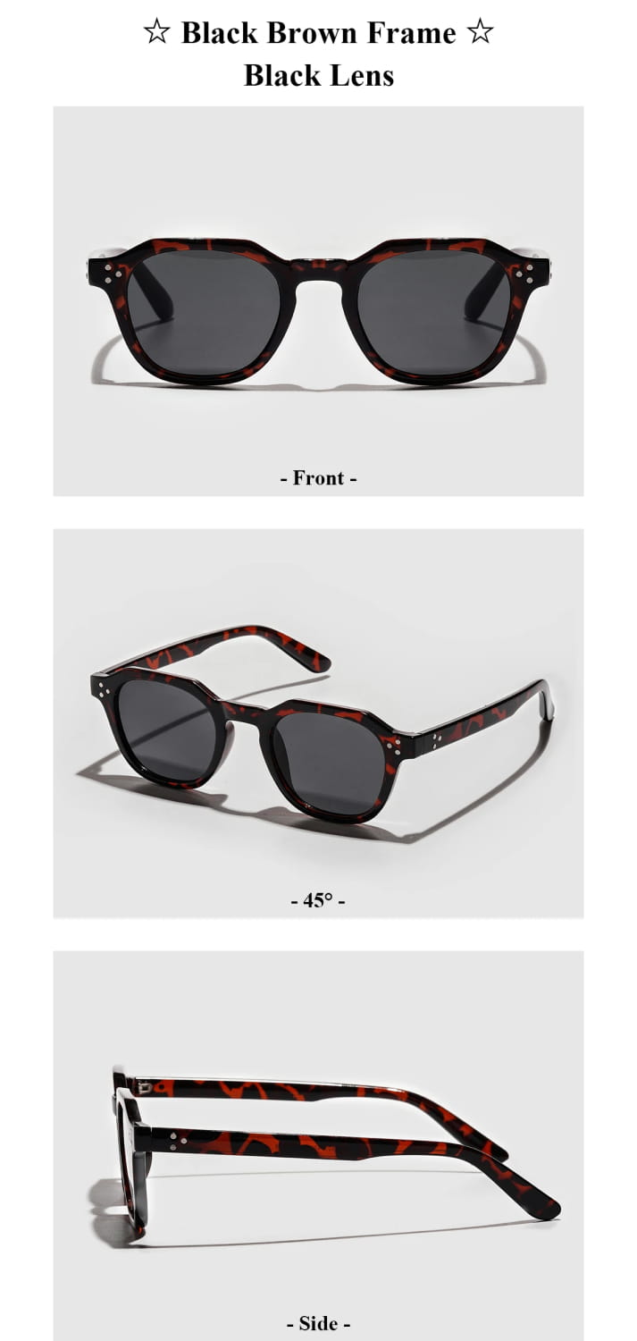 Luxury Round Light Sunglasses
