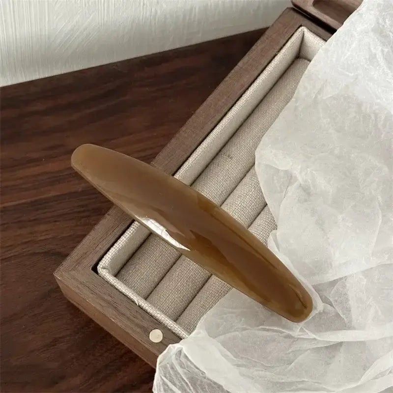 Chic Hair Clips Plain Color Acrylic French Clip