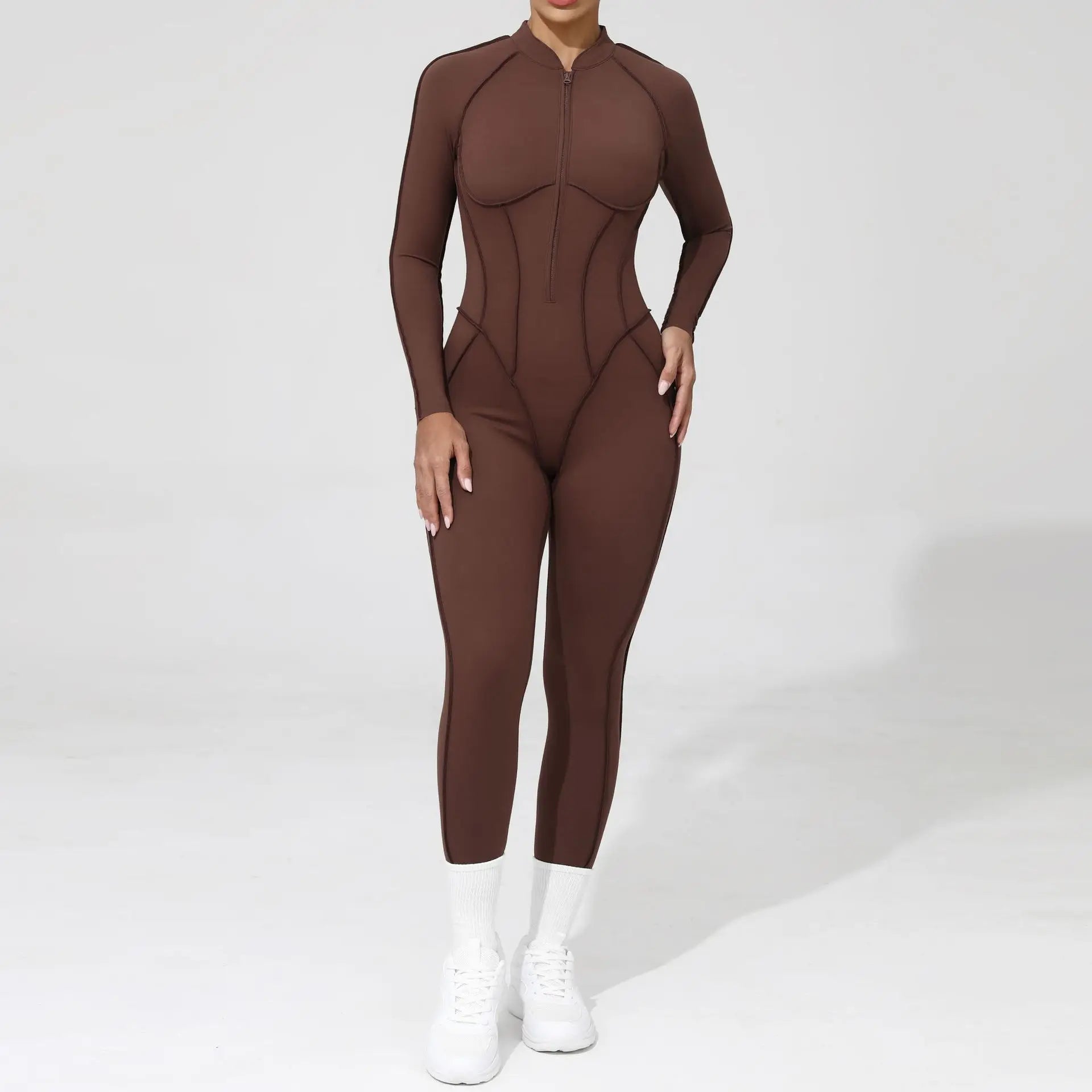 Women One Piece V Back Tracksuit