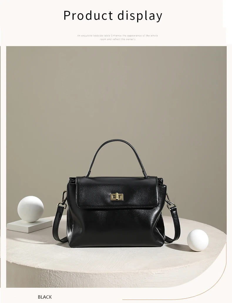 Women Cowhide Genuine Leather Tote Bag