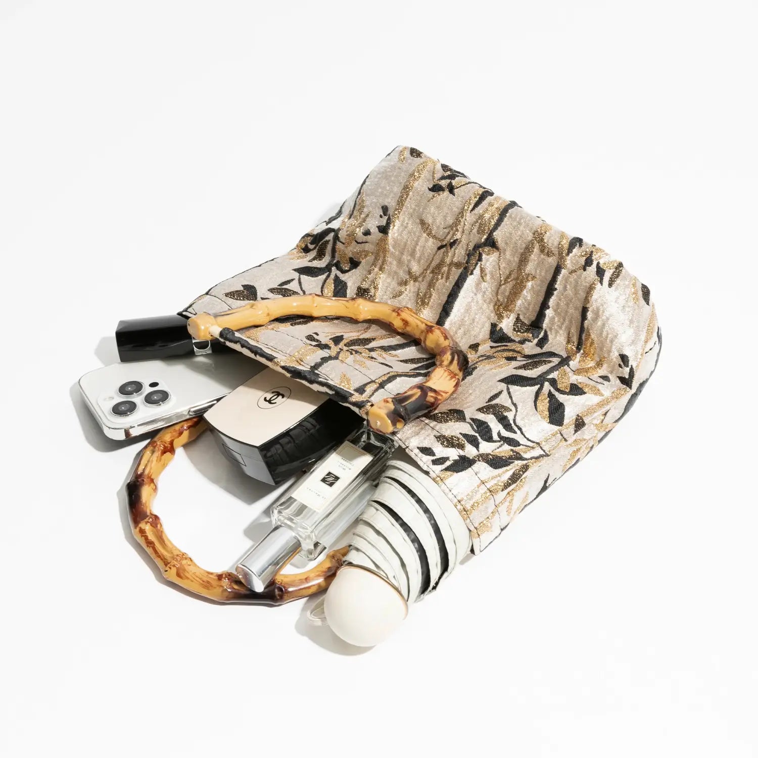 Bamboo Embroidery Clutch Bag