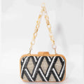Fashion Wooden Clip Clutch Bag for Women