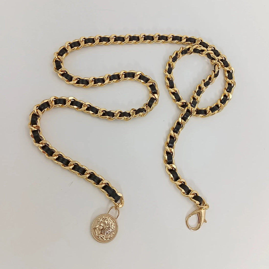 Gold Chain Belt Female Waist Metal