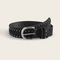 Women Color Suede With Rivets Belt
