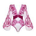 Women One Piece Swimsuit and Skirt Flaxmaker Long-sleeved - Norellé