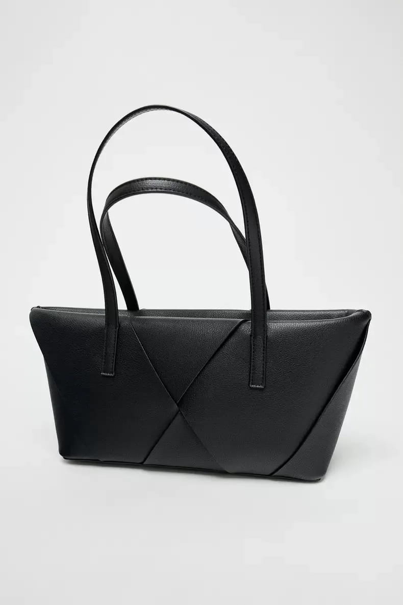 Long Woven Shopper Bag