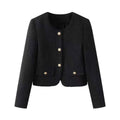 Women Small Fragrant Short Loose Coat