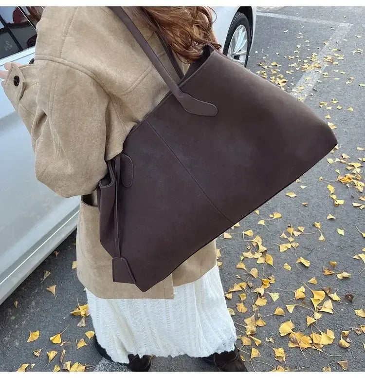 Faux Suede High Quality Handbag